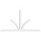 Ekena Millwork Richland Architectural Grade PVC Gable Bracket, 96"W x 52"H x 4"D x 4"F, 13/12 Pitch GBP096X52X0404RIC00 - alternate 5